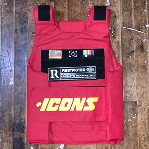 Hudson Icons Vest Red